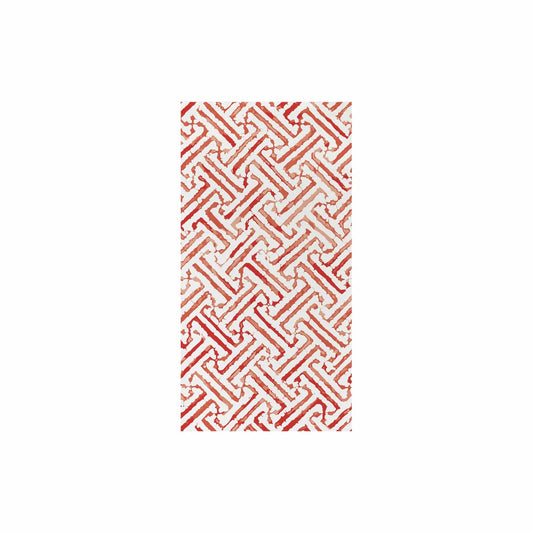 Vietri Papersoft Napkins Greek Key Red Guest Towels, Pack Of 20