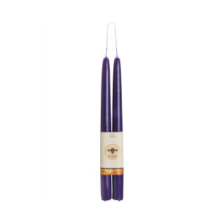 Big Dipper Wax Works Pure Beeswax Taper Candles, Standard, 12"