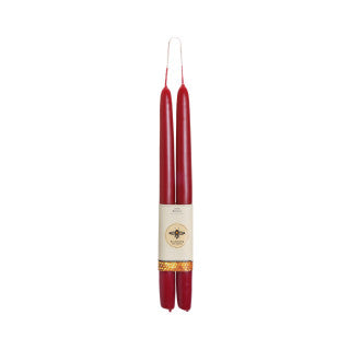 Big Dipper Wax Works Pure Beeswax Taper Candles, Standard, 12"