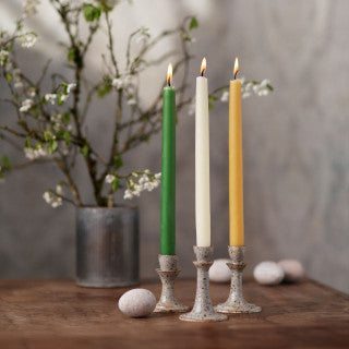 Big Dipper Wax Works Pure Beeswax Taper Candles, Standard, 12"