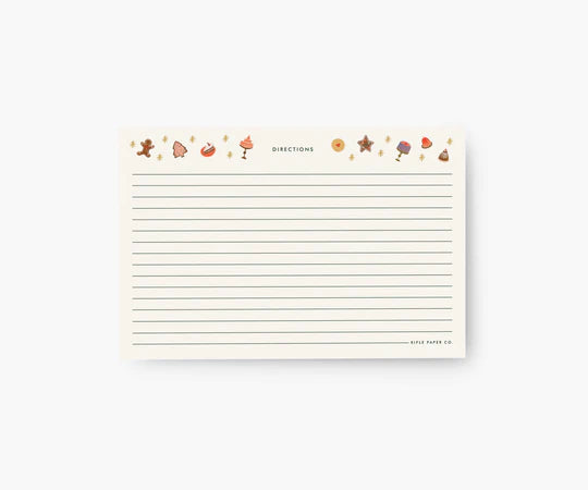 Recipe Cards - Nutcracker Sweets, Pack of 12