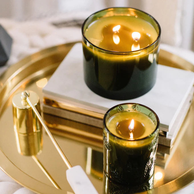 Fraiser Fir Green Glass Candle