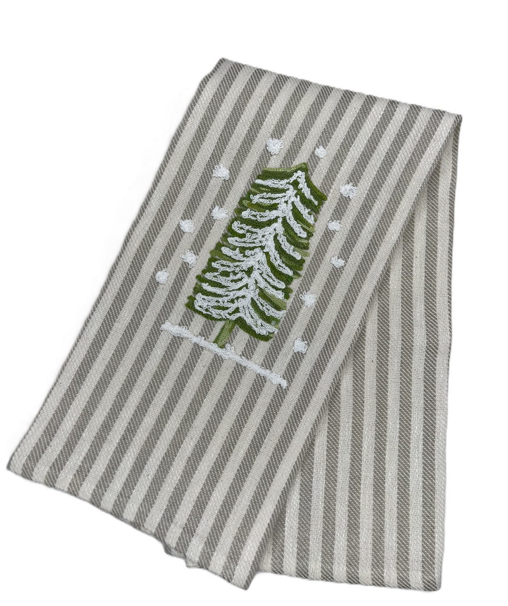 Busatti Pomelo Snowy Christmas Tree Kitchen Towel