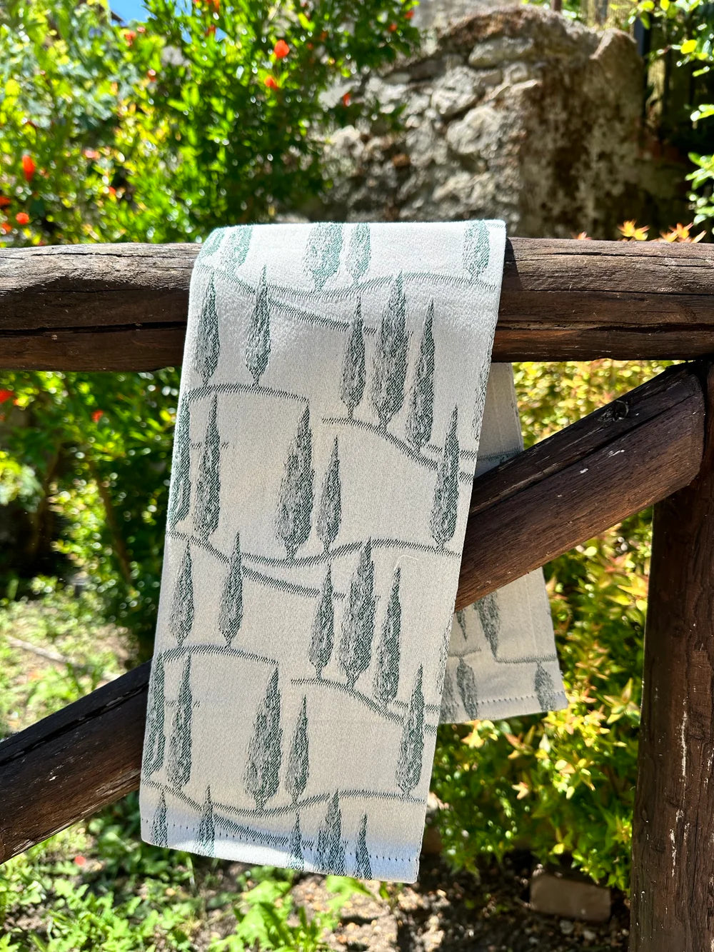 Busatti Forest Green Cipressi Kitchen Towel