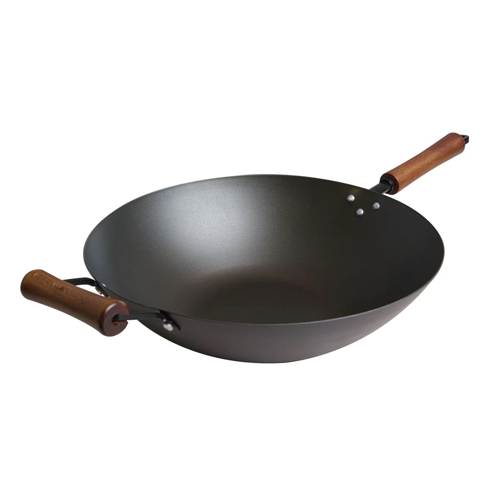 Joyce Chen Classic Series Carbon Steel Pre-Seasoned Stir Fry Pan
