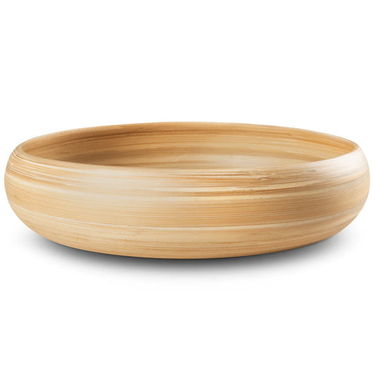 Lexa Bamboo Fruit Bowl, 12”