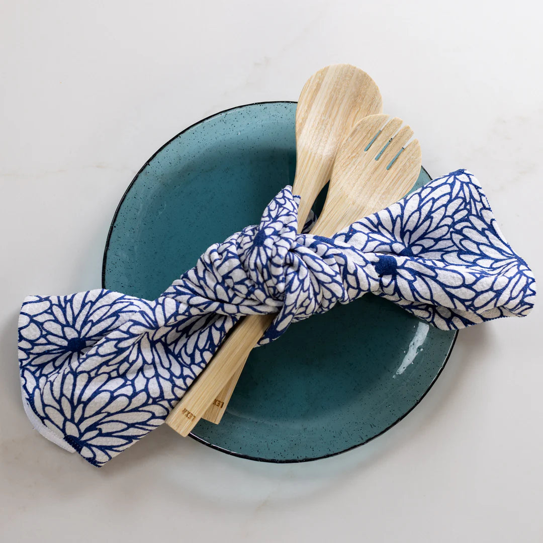 Lexa Bamboo Salad Utensil Set, Natural
