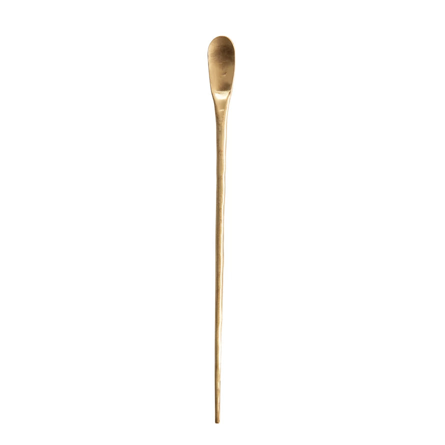 Brass Cocktail Spoon, 9”