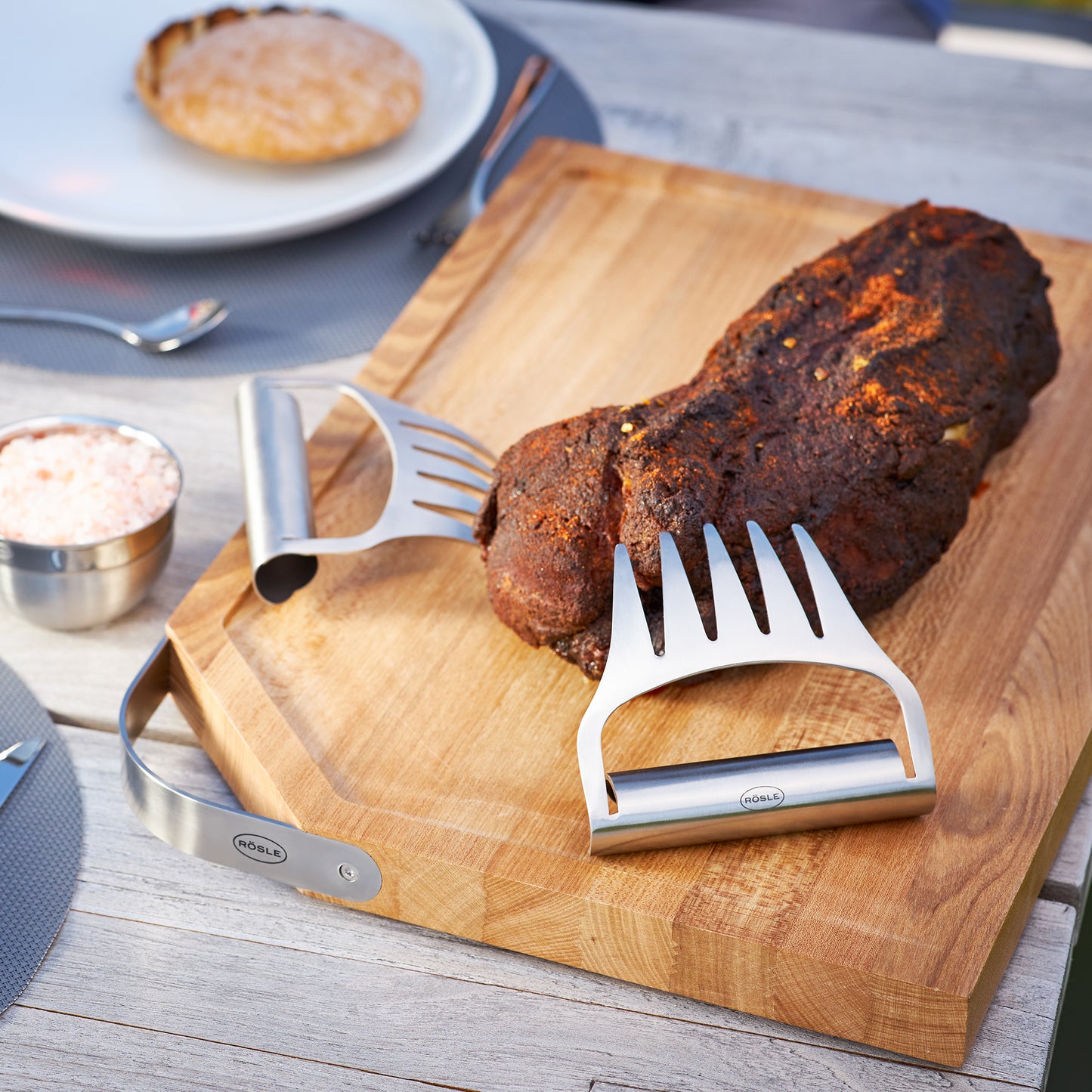 Rosle Stainless Steel Pulled Pork Forks, 2 Pce