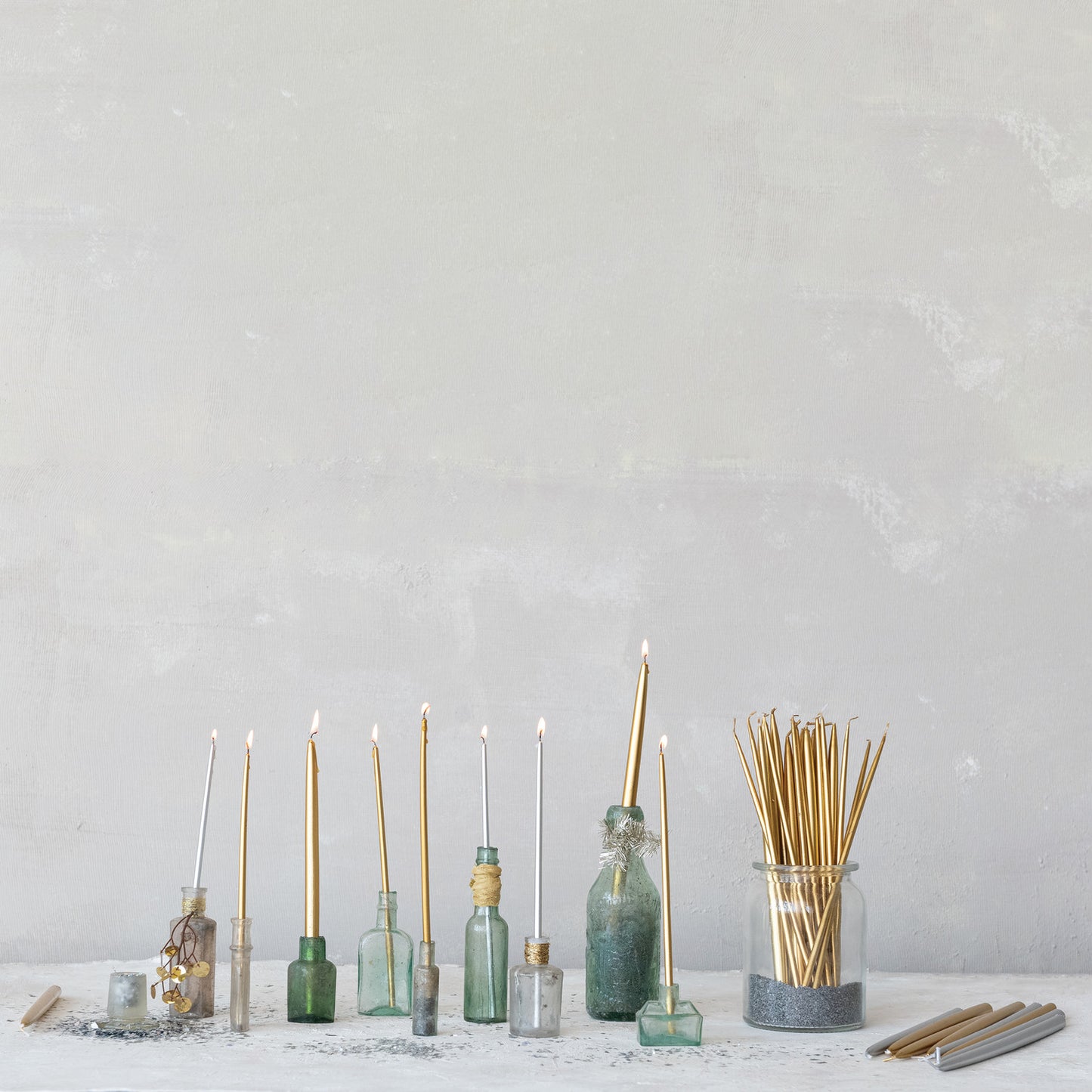 Thin Taper Candles in Box, Set of 24