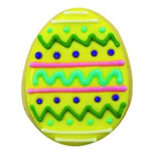 Easter Egg Cookie Cutter White - 2.5”