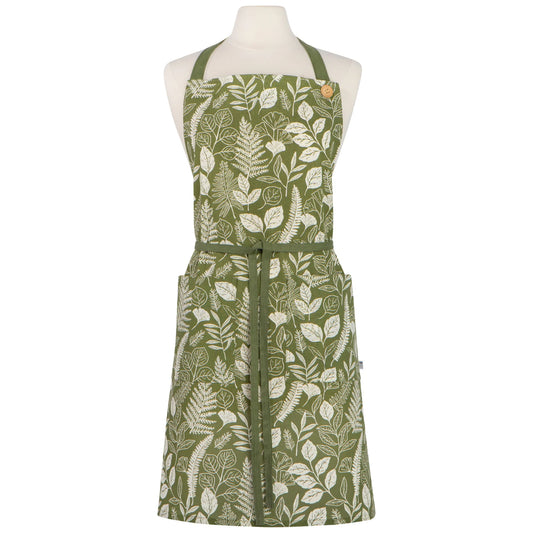 Chef Apron Spruce Fern & Frond