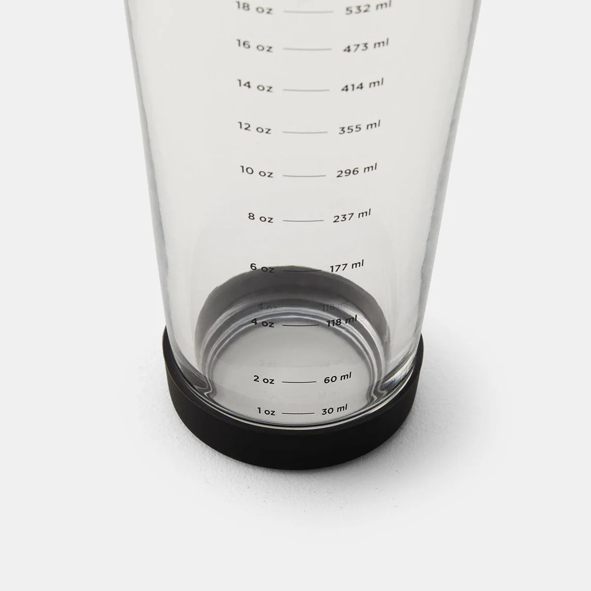 Glass Cocktail Shaker, 18oz