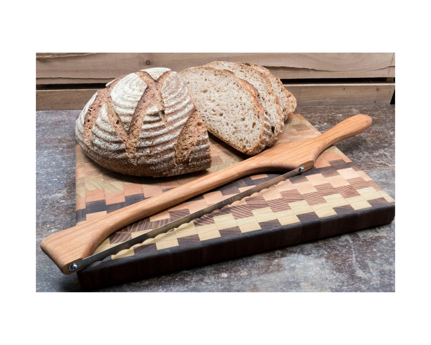 Wooden Bread Harp, Right-Handed