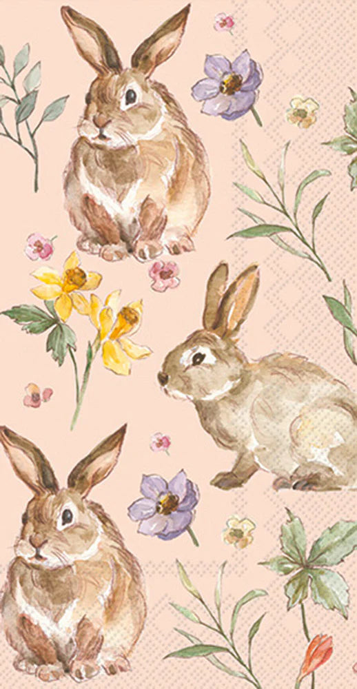 Soft Easter Bunnies Guest Napkins