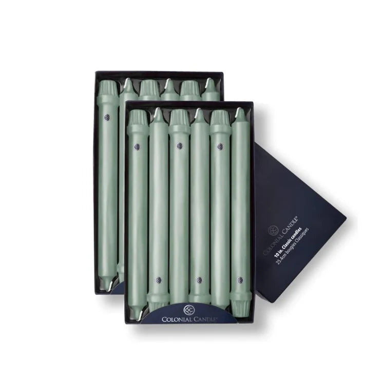 Colonial Candles Classic Dinner Candle, 10” Individual