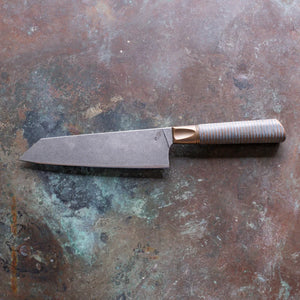 Primeaux Stonewash Farmhouse Ripple & Aged Bronze K-Tip, 7"