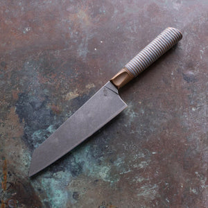 Primeaux Stonewash Farmhouse Ripple & Aged Bronze K-Tip, 7"