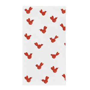 Vietri Papersoft Red Bird Guest Towels - 20 PC