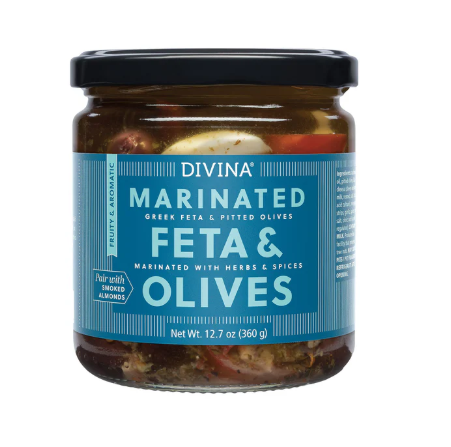 Divina Marinated Feta & Greek Olives, 5.6 oz