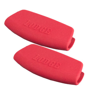 Lodge Red Silicone Bakeware Grips, Set of 2