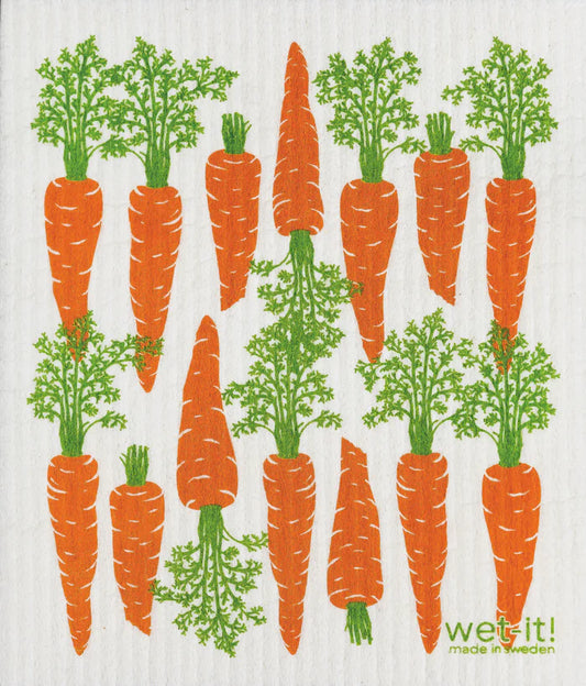 Wet-it! Carrots Swedish Dishcloth