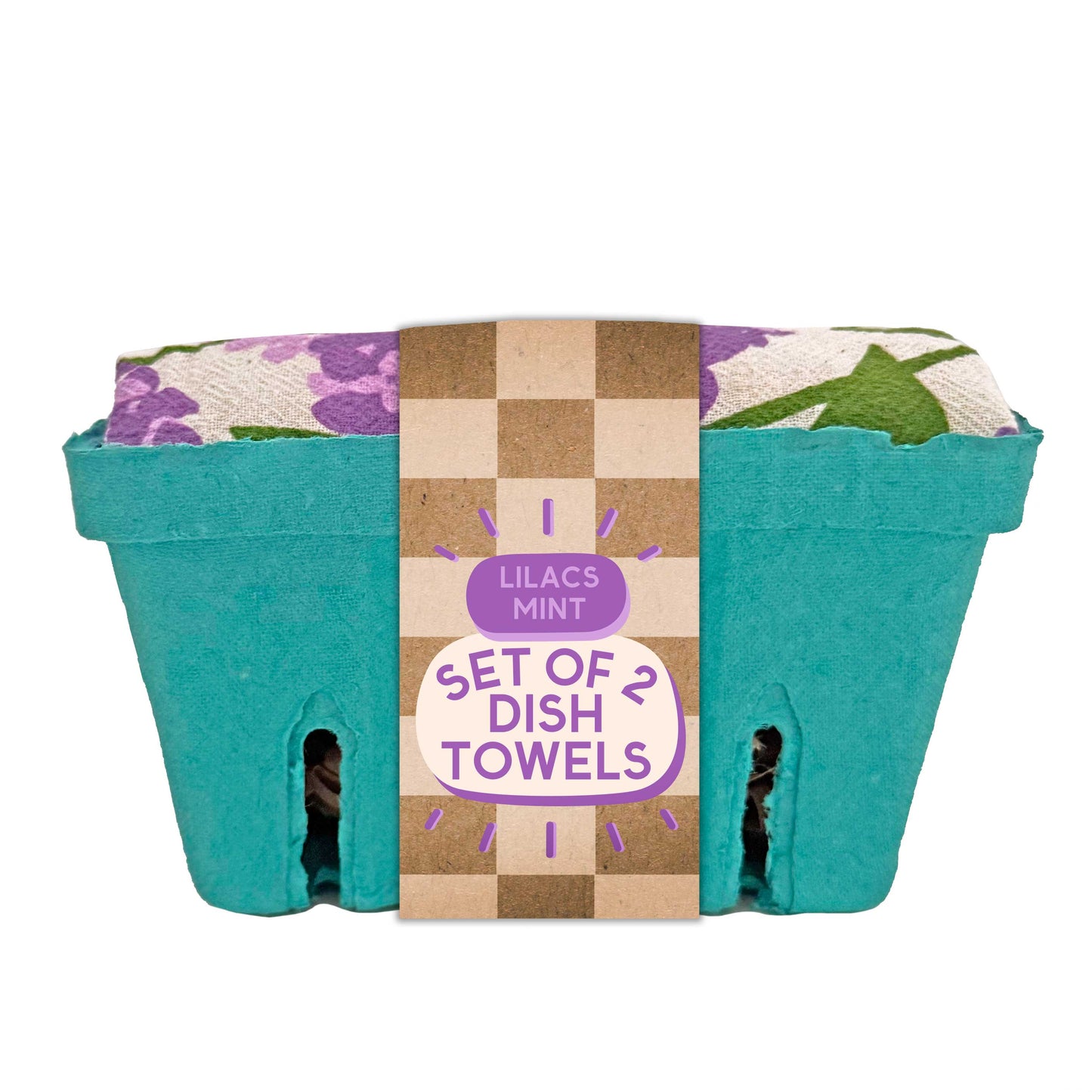 The Neighborgoods I Lilac Purple Tea Towel, Set of 2