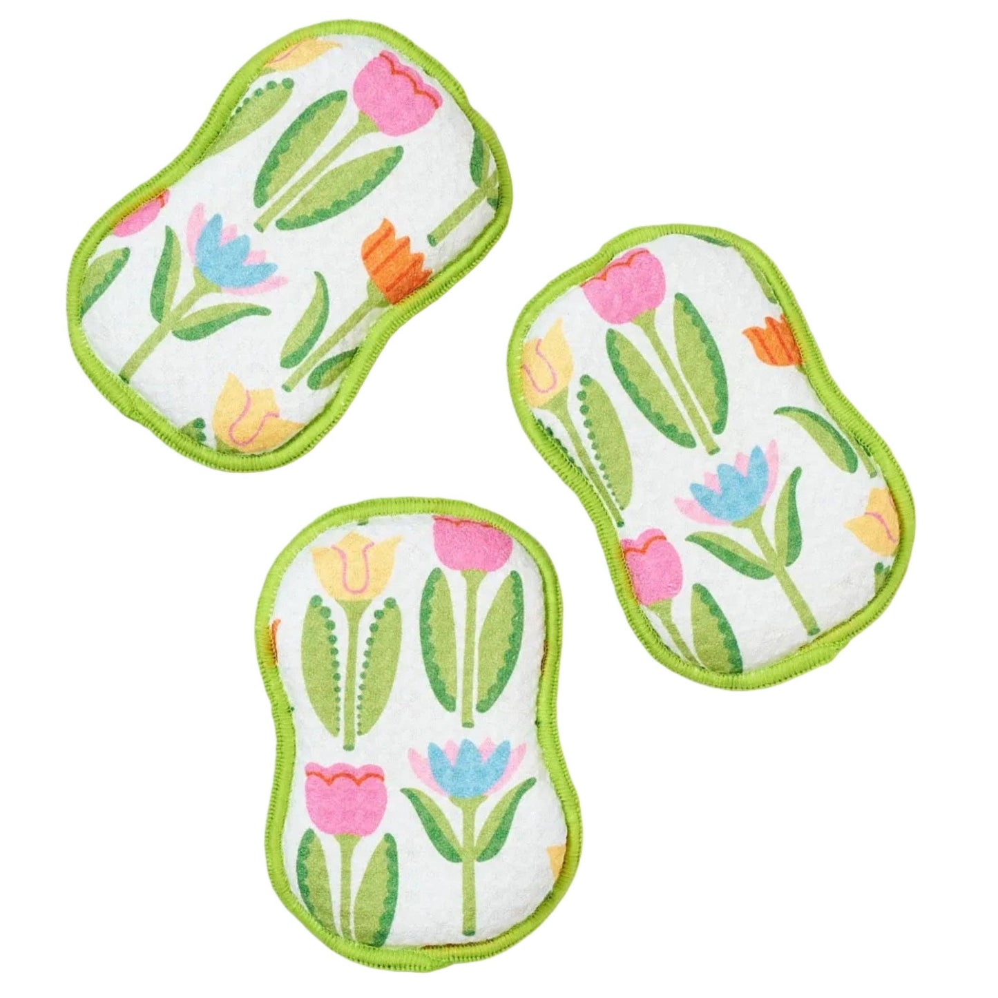 Once Again Home RE:usable Sponges - ME Tulips, Set of 3