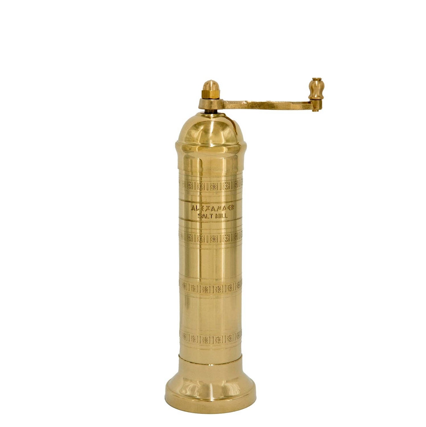 The Original Brass Greek Salt Mill, 8”