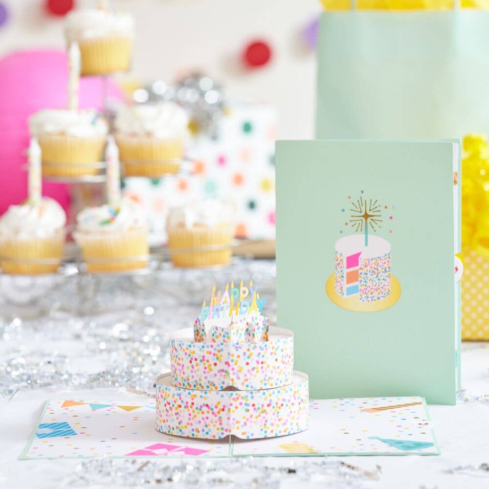 Lovepop Sprinkles Birthday Cake Pop-Up Card