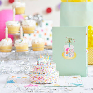 Lovepop Sprinkles Birthday Cake Pop-Up Card