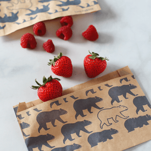 Lunchskins - Compostable Snack Bags Bear 50 Count