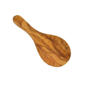 Olive Wood Spoon Rest - Spoon Shape