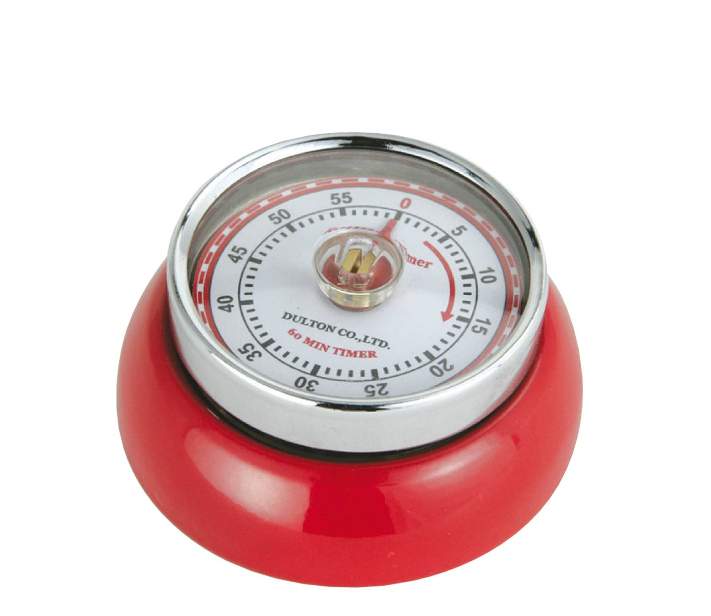 Retro Kitchen Timer, Red