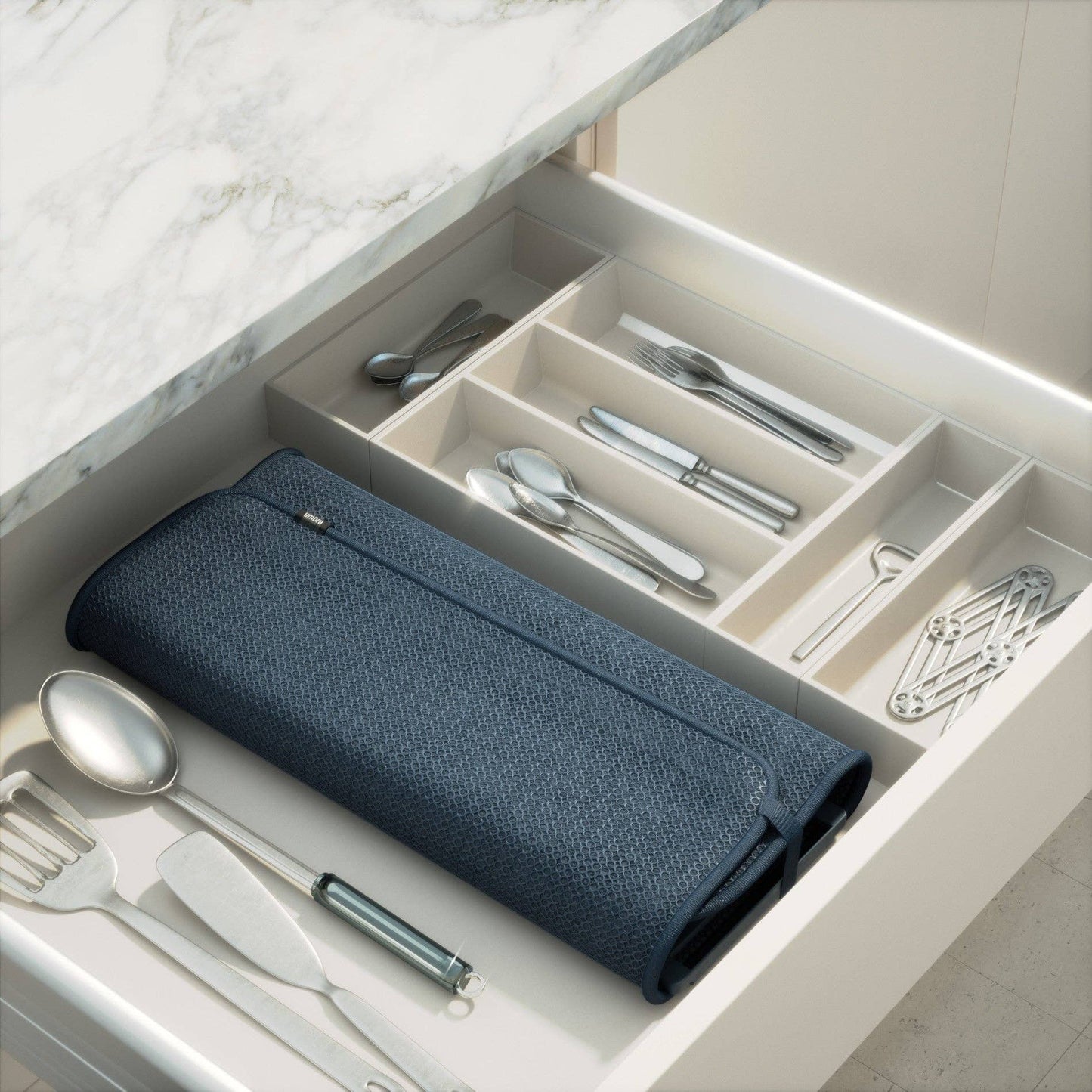 UDry Dish Rack with Drying Mat