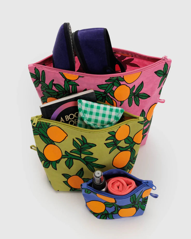 Baggu Go Pouch, Set of 3