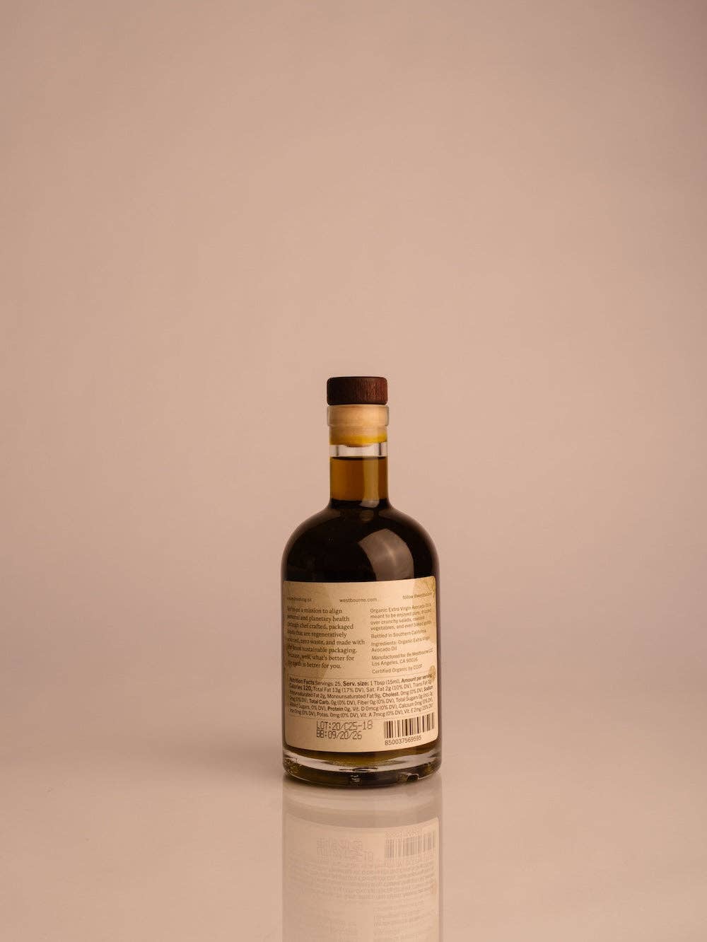 west~bourne Organic Extra Virgin Avocado Oil, 375ml