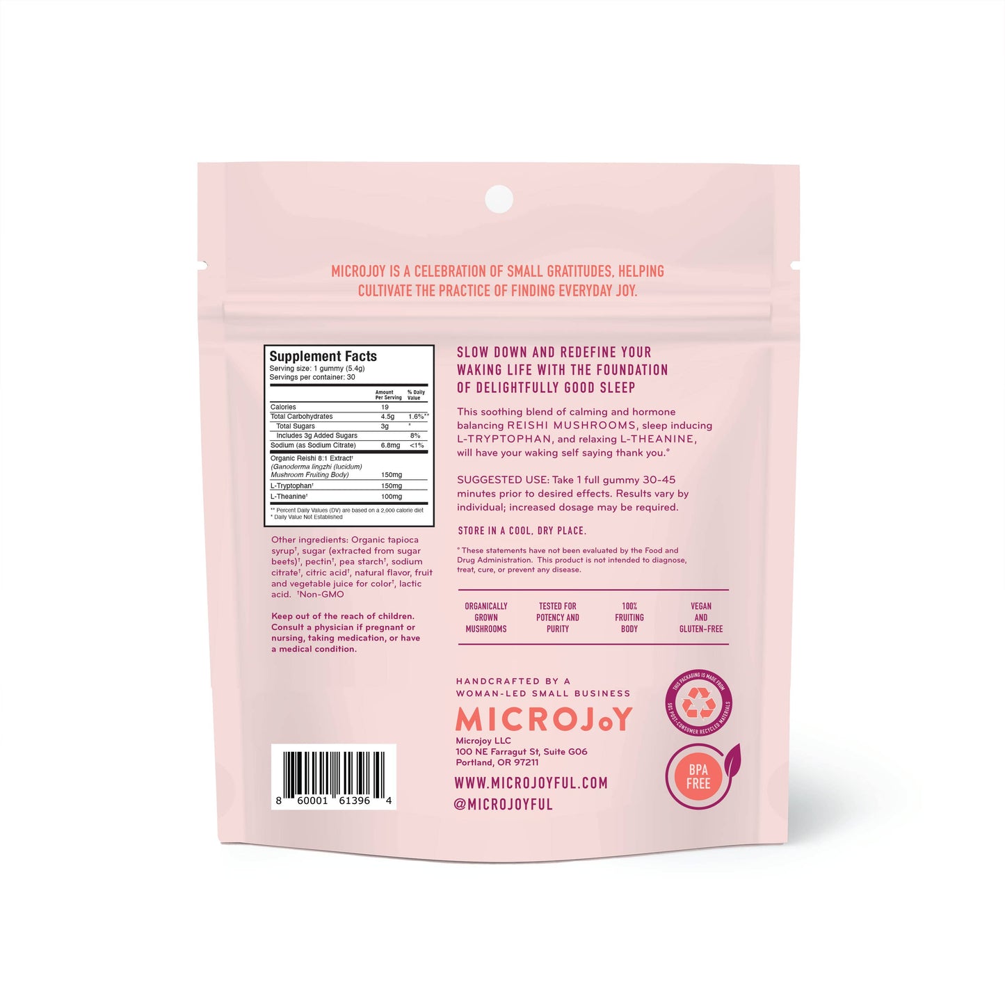 Microjoy Hibernate Mushroom Gummies