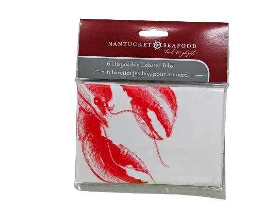 Nantucket Lobster Bib, Pack of 6