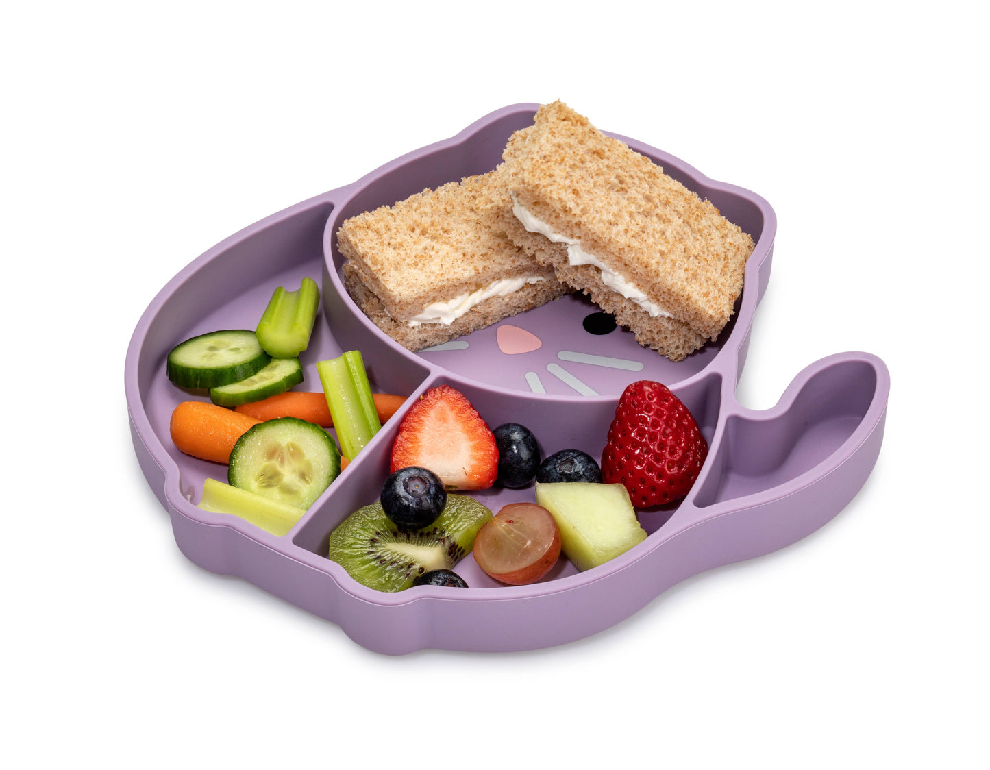 melii Divided Silicone Suction Plate