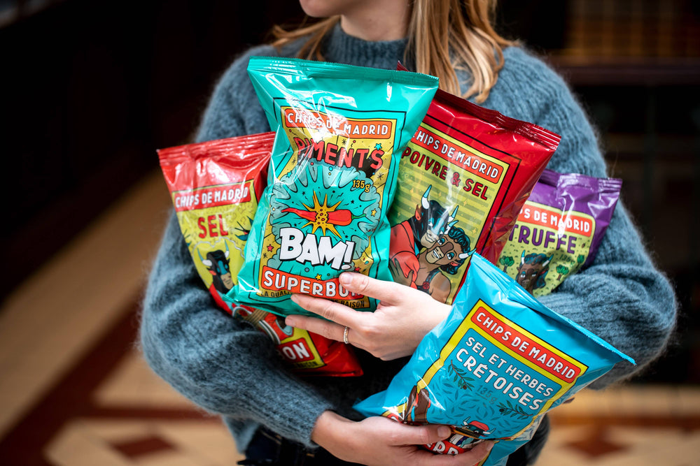 Superbon Chips de Madrid - Salt & Pepper Potato Chips, 135g