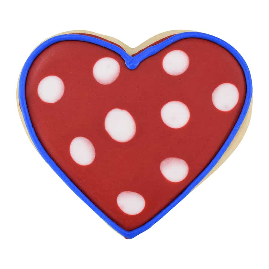 Heart Cookie Cutter Red, 3.25"
