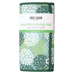 Once Again Home Drying Mat - Hydrangea