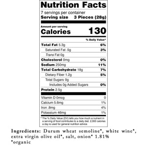 Bona Furtuna Organic Caramelized Onion Taralli