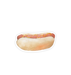 E. Frances Paper - Hotdog Sticker