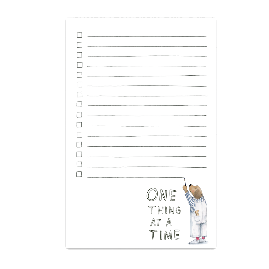 E. Frances Paper - One Thing At A Time Notepad