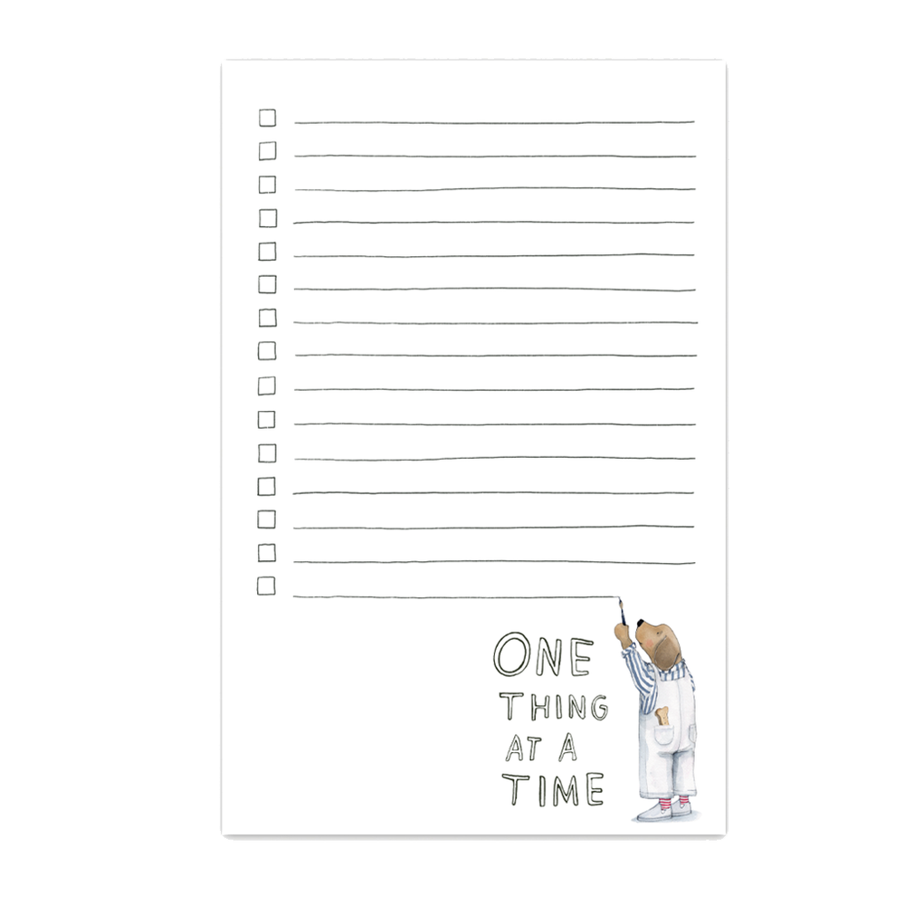 E. Frances Paper - One Thing At A Time Notepad