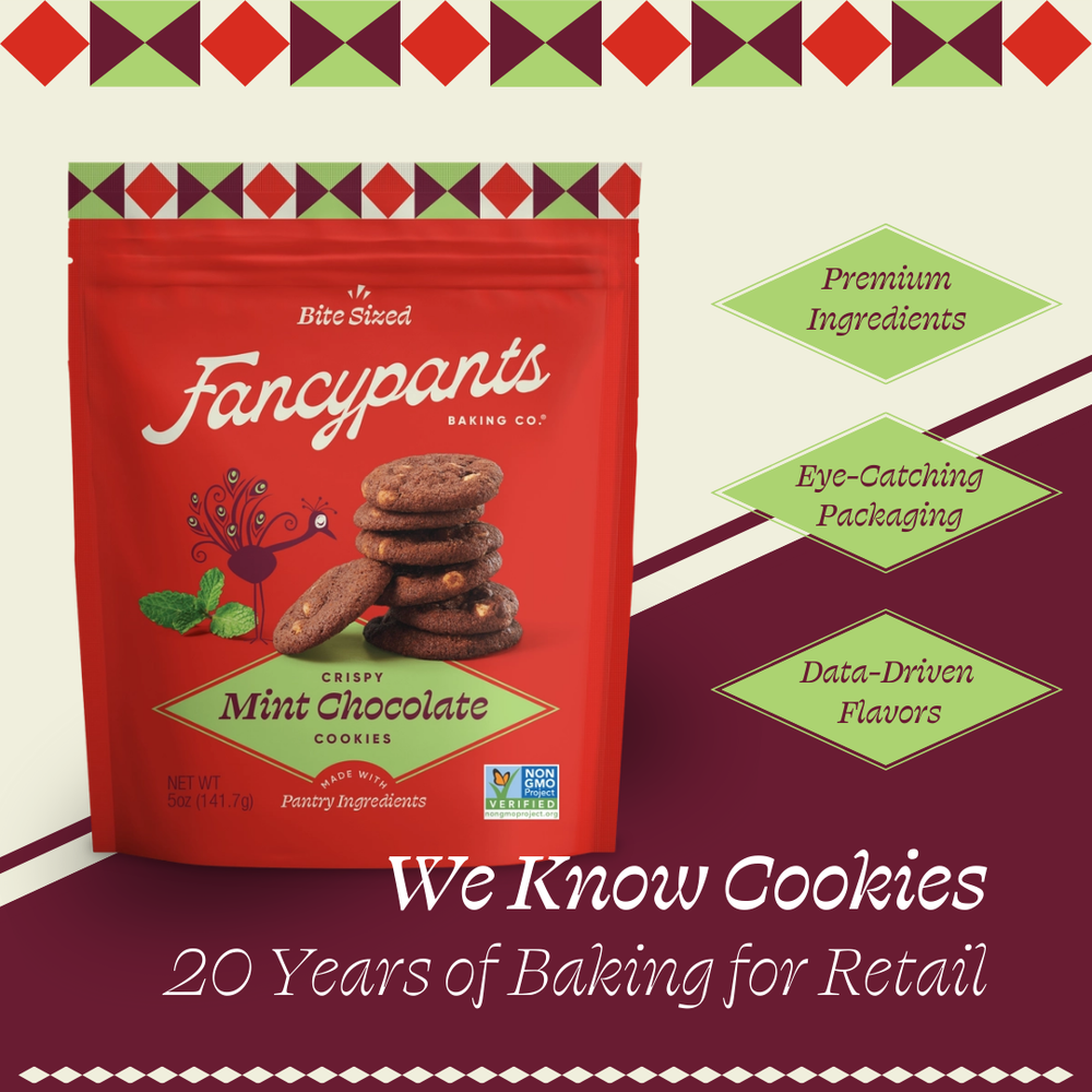 Fancypants Baking Mint Chocolate Cookies, 5oz