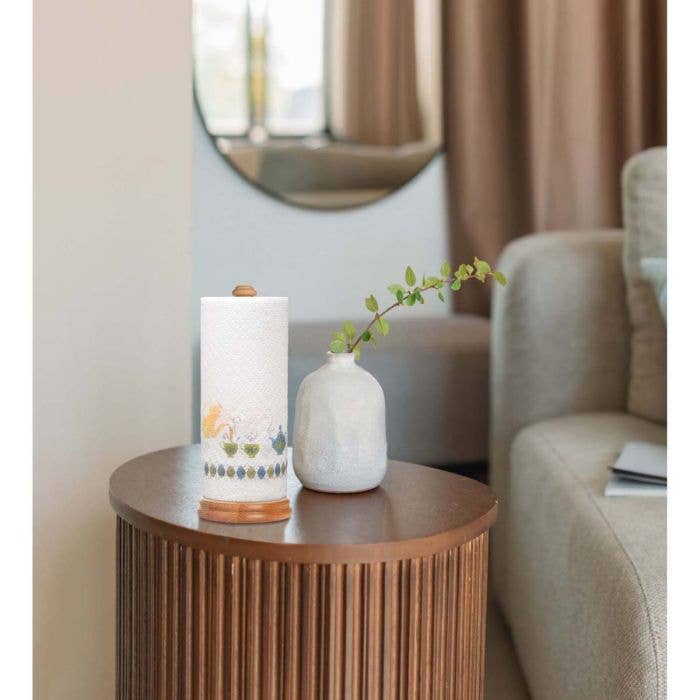 Beechwood Paper Towel Holder