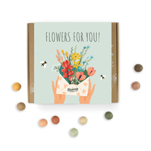 Blossombs Medium Box, Flowers For You, 9 Blossombs
